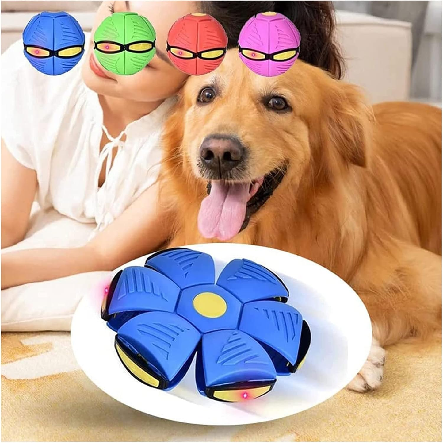 🐱Last Day $19.99!🐈Magic Flying Saucer Ball Moving Bouncing Ball Pet Puzzle Toy