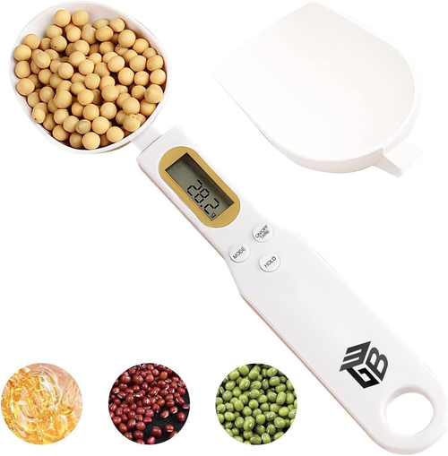⚡Clearance price of $19.99!💕3T6B Digital Spoon Scale Electronic Measuring Spoon with 2 Replaceable Spoons