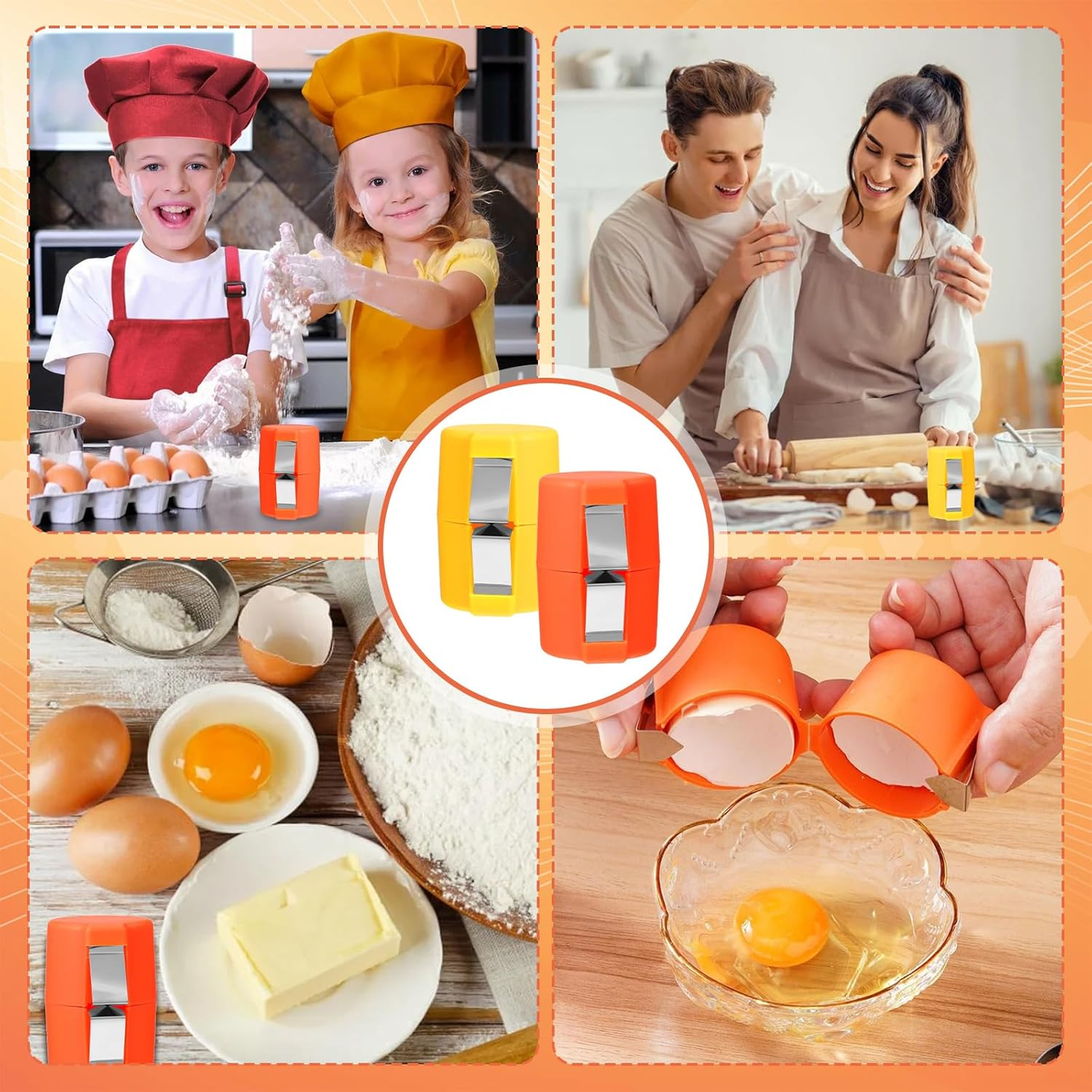 💥Special price $19.99!🔥🔥🔥Universal Stainless Steel Egg Peeler for Hard Boiled Eggs and Raw