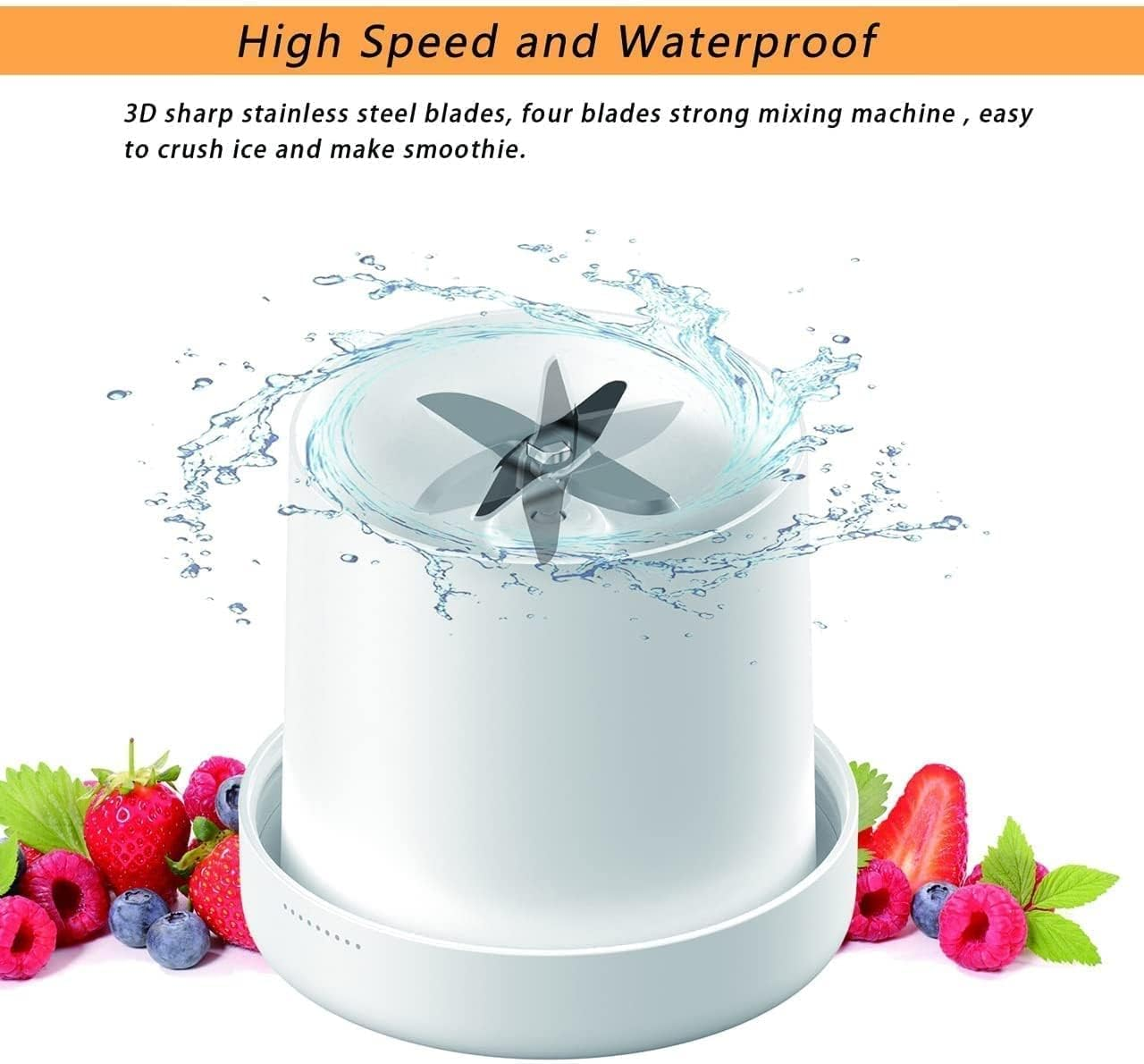 💕Special price $29.99!🥳Portable Blender 350ml Fresh Juice Mixer