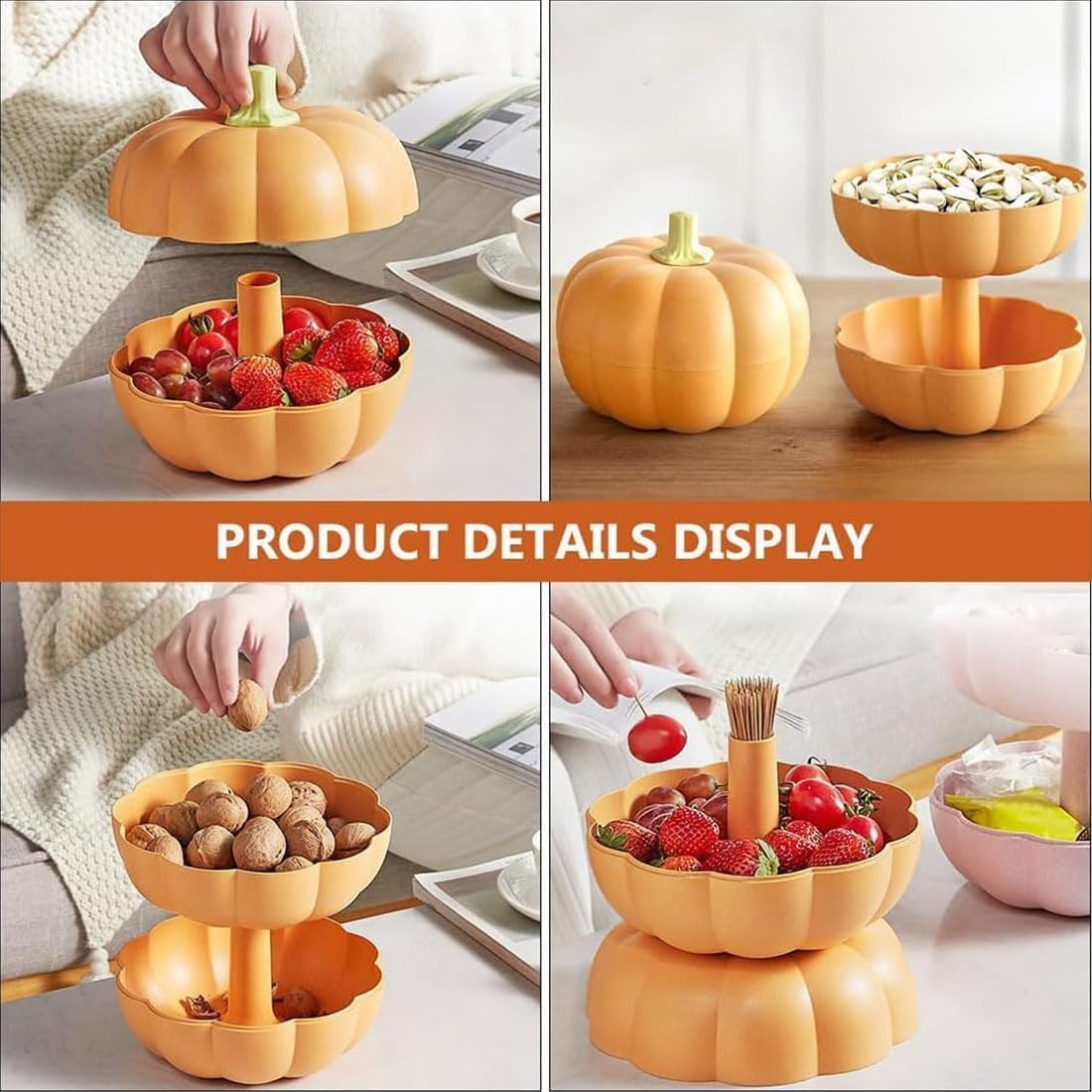 🎃Halloween Sale 40% Off🎃Pumpkin Snack Bowl