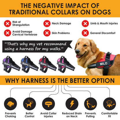 💥Last Day $19.99!🦮Personalized No Pull Dog Harness