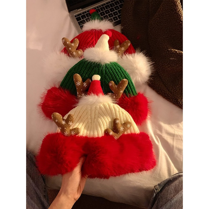 🎁Christmas sale 40% off🎁 Christmas Thick Plush Hat