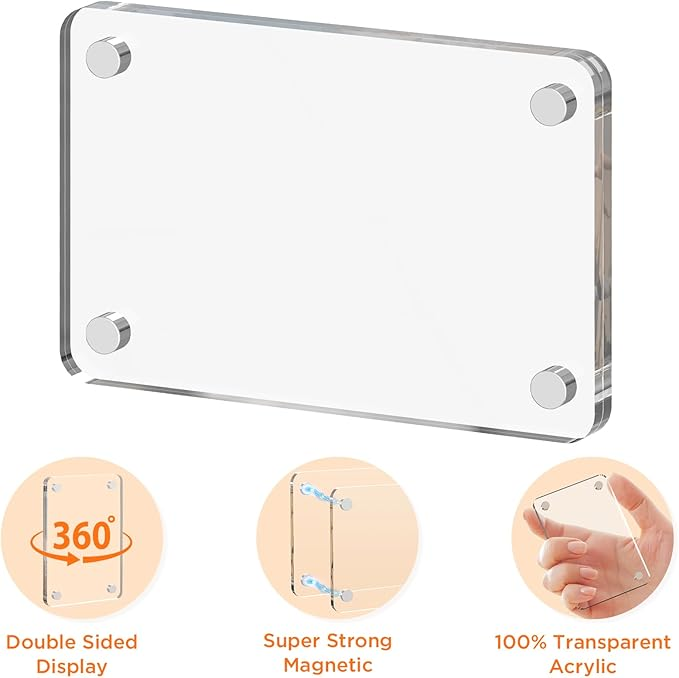 ✨Today's Special 30% Off✨ Acrylic Magnetic Picture Frame for Fridge