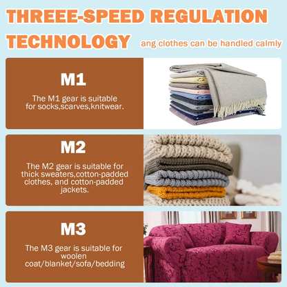 ⚡Last Day $14.99!👚Rechargeable Fabric Shaver with 2 Replaceable Stainless Steel 6-Leaf Blades(1 Free Extra Included)