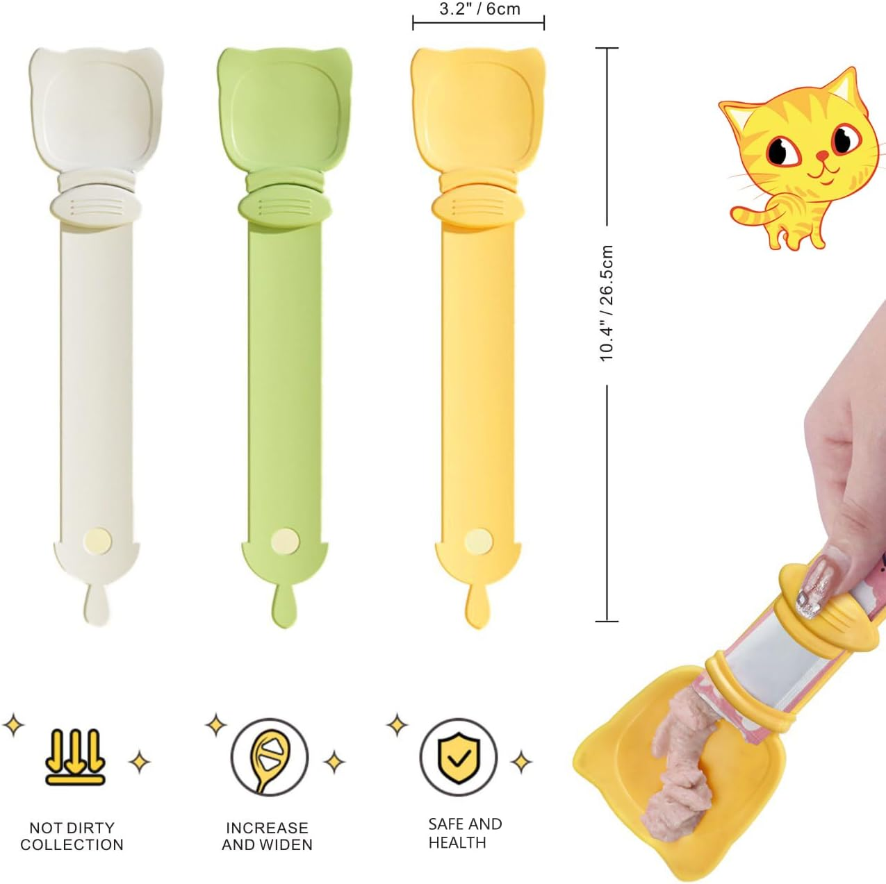 ✨Today's Special 30% Off✨3 Pcs Cat Strip Feeders Spoon