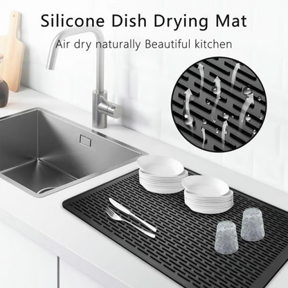 Heat-Resistant Silicone Stove Cover Mat & Utensils