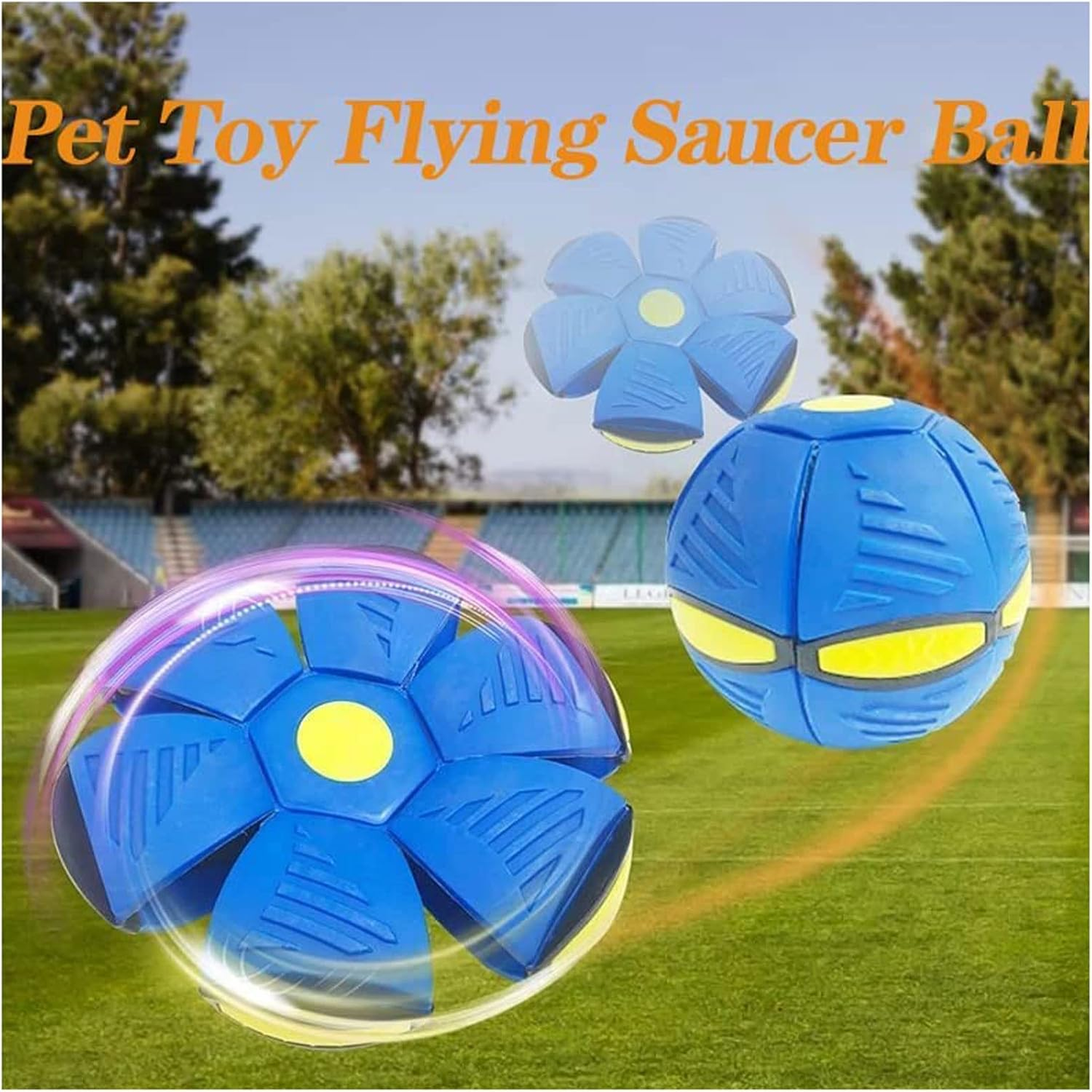 🐱Last Day $19.99!🐈Magic Flying Saucer Ball Moving Bouncing Ball Pet Puzzle Toy