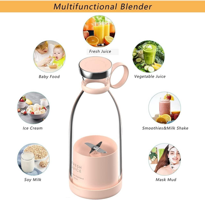 💕Special price $29.99!🥳Portable Blender 350ml Fresh Juice Mixer