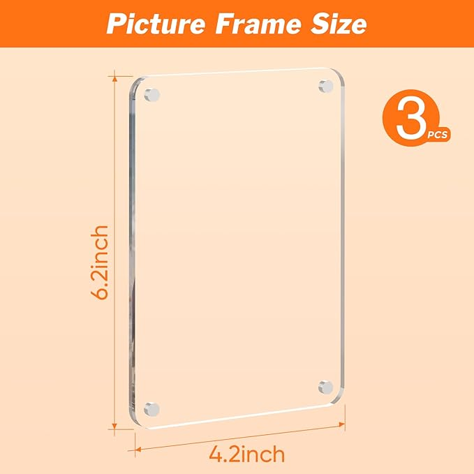 ✨Today's Special 30% Off✨ Acrylic Magnetic Picture Frame for Fridge