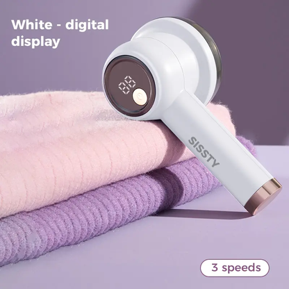 ⚡Last Day $14.99!👚Rechargeable Fabric Shaver with 2 Replaceable Stainless Steel 6-Leaf Blades(1 Free Extra Included)