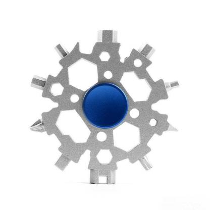 Snowflake Multi-Tool & Fidget Spinner, for Outdoor, Travel, Camping